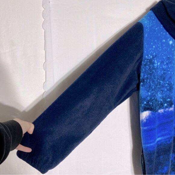 Run North 1982 Blue Polar Bear Fleece Full Zip Hoodie XL - Picture 12 of 16